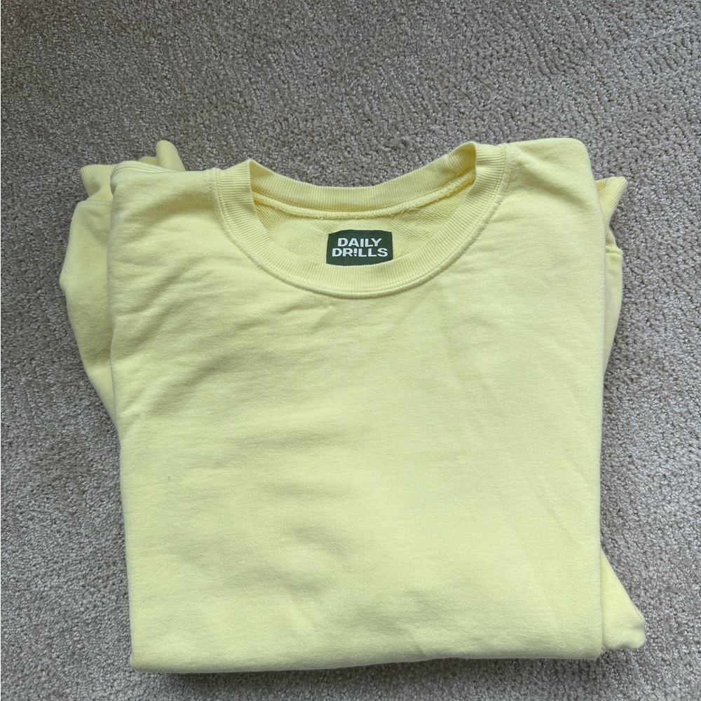 Daily Drills Lemonade Oversized Crewneck